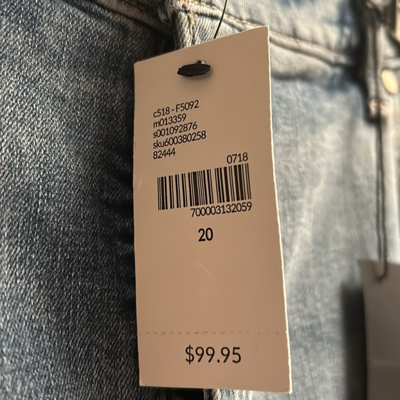 Lane Bryant Mid Rise Super Stretch Skinny Ankle 20 Regular - Picture 5 of 12